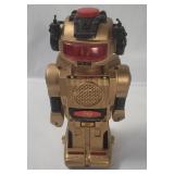 Vtg New Bright Magic Mike Gold Robot