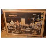Large Framed Route 66 Albuquerque Nm Artwork