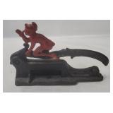 Vtg Brighton 3 Cast Iron Cigar Cutter