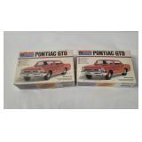 2 Vtg Monogram Pontiac Gto Model Kits