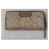 Coach Brown Clutch Wallet