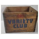 Vtg Hires Root Beer Wood Crate