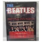 Beatles British Invasion Poster Signed Shuba