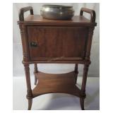 Vtg Wooden Smoking Stand