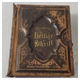 Antique German Mustrierte Schrift Bible