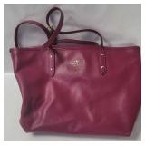 Coach Maroon Purse