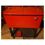 Rolling Ice Chest Cooler Cart