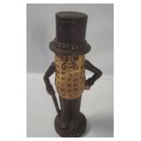 Vtg Mr. Peanut Cast Iron Bank