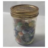 Jar Of Vintage Marbles