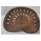 Vtg Cast Iron Tractor Seat