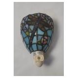 Stained Glass Dragonfly Night Light