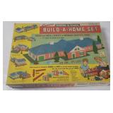 Vtg Kenner Build-a-home Toy Set