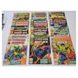 12 Marvel Team-Up 53, 55, 56, Etc/ British Issues