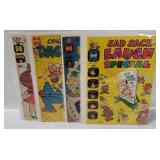 4 Harvey Comics: Sad Sack, Audrey, Dagwood & Dot