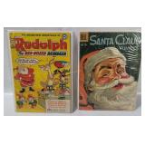 Santa Claus Funnies 958 & Rudolph Red Nose Reindee