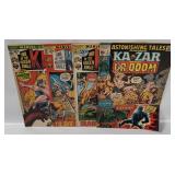 Astonishing Tales Kazar 7, 9, 10 & 11