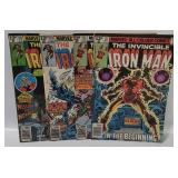 Invincible Iron Man 122 - 125 British Covers