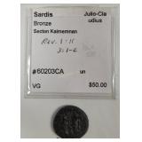 37-4 B C Roman Emperor Claudius Coin