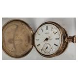 Vtg Elgin Safety Pinion Pocket Watch