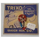 Vtg Trixo The Wonder Cyclist Tin Toy