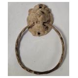 Vtg Lion Head Door Knocker