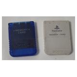2 Memory Cards For Playstation