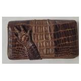 Vtg Crocodile Leather Wallets