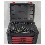 Craftsman Tool Box W/ Wrenches & Sockets