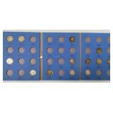 Washington Quarter Folder 1946-59 W/ 13 Coins