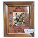 Framed Forty Niners Liberty Head Nickel Set