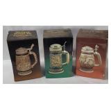 3 Avon Ceramic Beer Steins