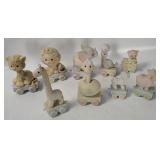 Precious Moments Birthday Train Figurines