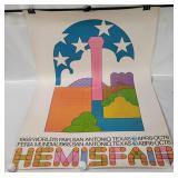 1968 World's Fair San Antonio Poster