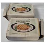 2 Boxes Of Sizzling Steak Platters