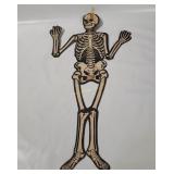 Vtg H E Luhrs Diecut Jointed Skeleton