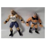 Vtg Wwf Steve Austin & Warlord Figures