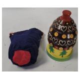 Vtg Wooden Nesting Doll & Sphere