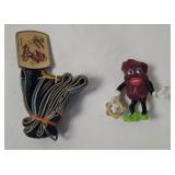 Vtg California Raisins Figure & Belt