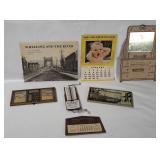 Vtg Advertising Wall Thermometers, Calendars