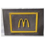 Vtg Mc Donald's Store Sign