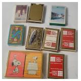 Vtg Playing Card Decks - Marlboro, Snoopy Etc.