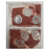 6 Wartime 1943 Steel Pennies