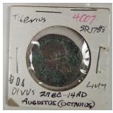 27 B C -14 A D Roman Divus Augustus Coin