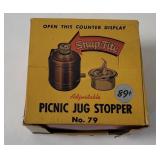 Vtg Snap-tite Picnic Jug Stopper