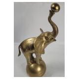 Circus Elephant Brass Decor Piece