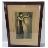 Framed Isabella & Pot Of Basil Art Print