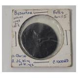 Ancient Byzantine Follis Basil I I Coin