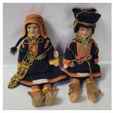 2 Vtg Martha Martta Finnish Dolls