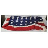 Vtg 48 Star Cloth American Flag