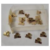 Orange Crush Osu Football Enamel Pins